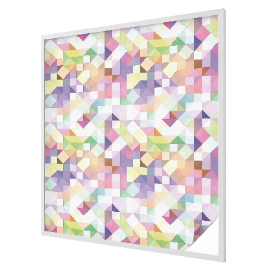 Samolepiaca fólia na sklo vitrážová Abstraktná mozaika