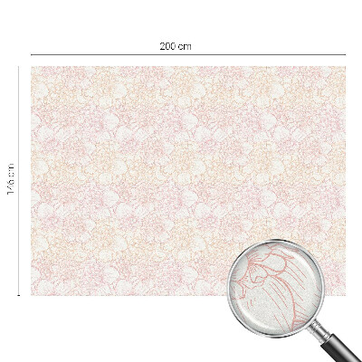 Nepriehľadná fólia na okno Kvetinová elegancia