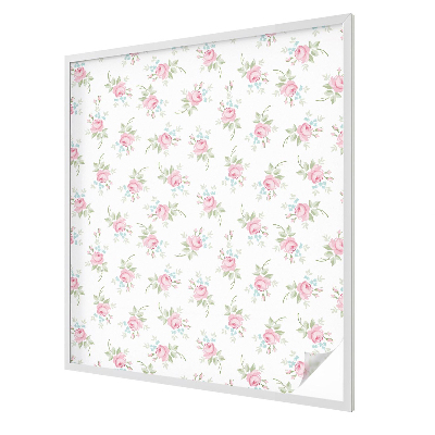 Samolepiaca fólia na sklo vitrážová Romantické ruže