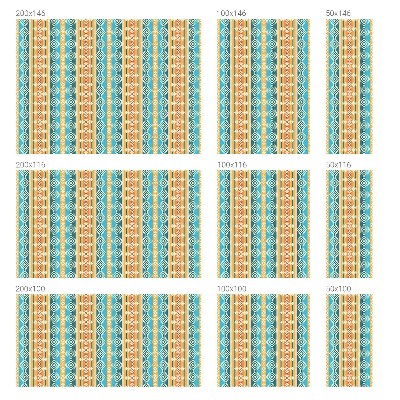 Nepriehľadná fólia na okno Geometrické motívy