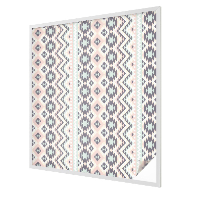 Fólia na sklo na ochranu súkromia Pastelová geometria