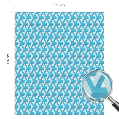 Ochranná fólia na sklo vitráž Geometrické kocky