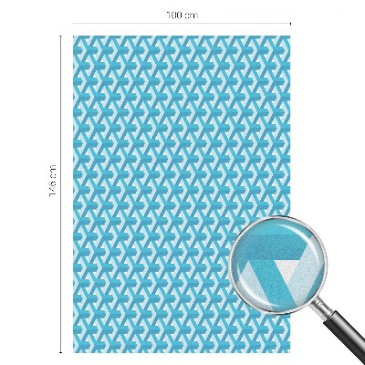 Ochranná fólia na sklo vitráž Geometrické kocky