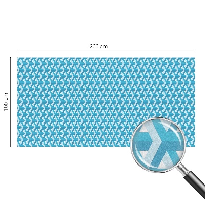 Ochranná fólia na sklo vitráž Geometrické kocky