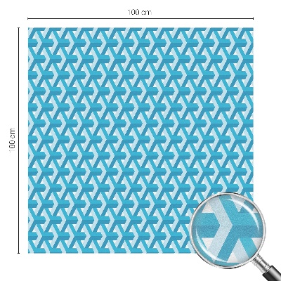Ochranná fólia na sklo vitráž Geometrické kocky
