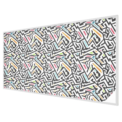 Samolepiaca fólia na sklo vitrážová Abstraktná geometria