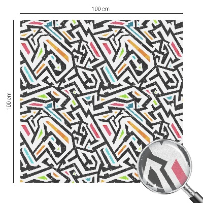 Samolepiaca fólia na sklo vitrážová Abstraktná geometria