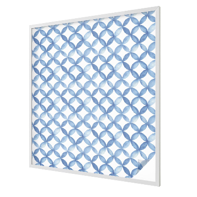 Matná fólia na okno vitráž Geometrické kvety