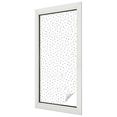 Nepriehľadná fólia na okno Geometrické trojuholníky