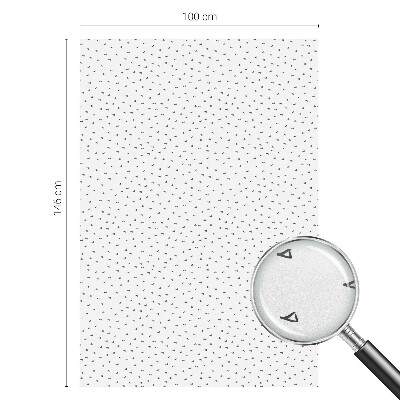 Nepriehľadná fólia na okno Geometrické trojuholníky