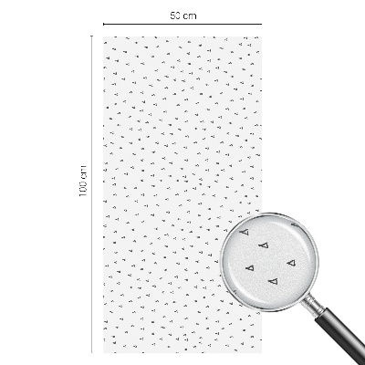 Nepriehľadná fólia na okno Geometrické trojuholníky