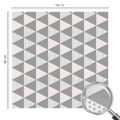 Ochranná fólia na sklo vitráž Moderná geometria