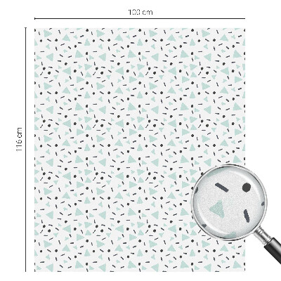 Fólia na sklo na ochranu súkromia Geometrické útvary