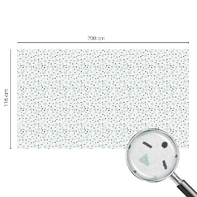 Fólia na sklo na ochranu súkromia Geometrické útvary