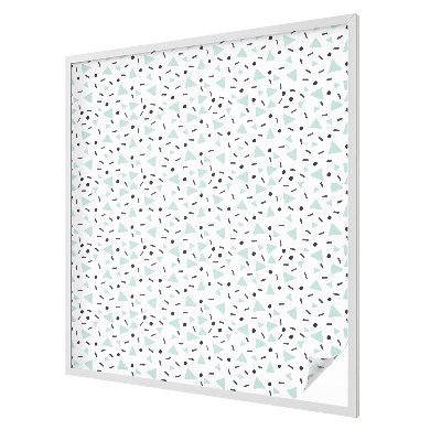 Fólia na sklo na ochranu súkromia Geometrické útvary