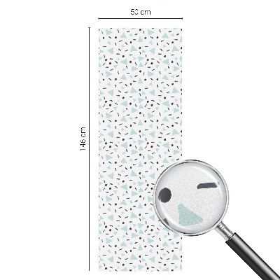 Fólia na sklo na ochranu súkromia Geometrické útvary