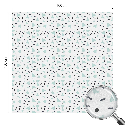Fólia na sklo na ochranu súkromia Geometrické útvary