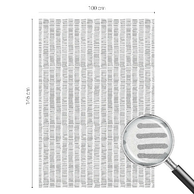 Matná fólia na okno vitráž Minimalistické línie