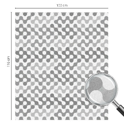 Nepriehľadná fólia na okno Geometria vĺn