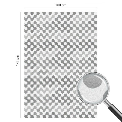 Nepriehľadná fólia na okno Geometria vĺn
