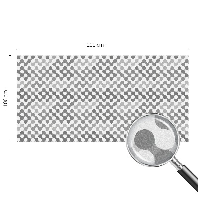 Nepriehľadná fólia na okno Geometria vĺn