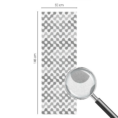 Nepriehľadná fólia na okno Geometria vĺn