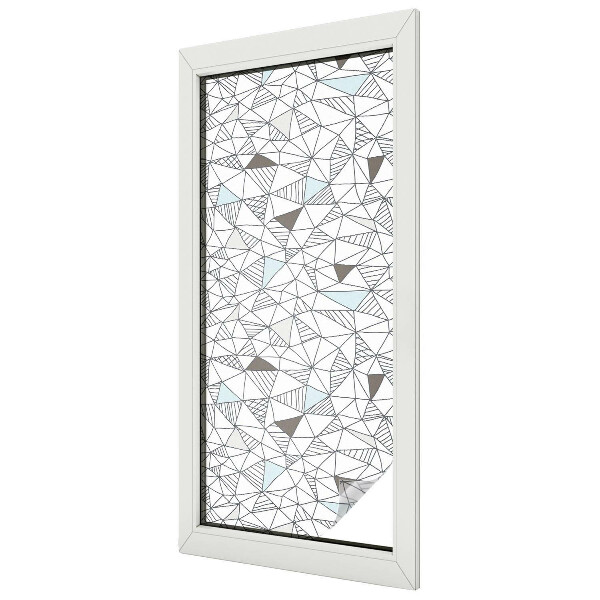 Ochranná fólia na sklo vitráž Abstraktné tvary