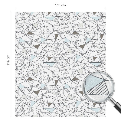 Ochranná fólia na sklo vitráž Abstraktné tvary