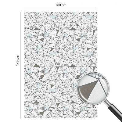 Ochranná fólia na sklo vitráž Abstraktné tvary