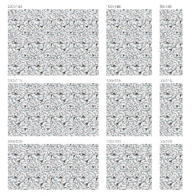 Ochranná fólia na sklo vitráž Abstraktné tvary