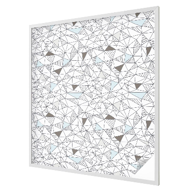 Ochranná fólia na sklo vitráž Abstraktné tvary