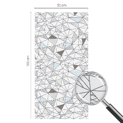 Ochranná fólia na sklo vitráž Abstraktné tvary