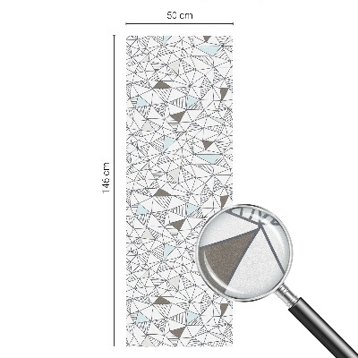 Ochranná fólia na sklo vitráž Abstraktné tvary