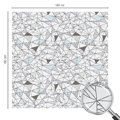 Ochranná fólia na sklo vitráž Abstraktné tvary