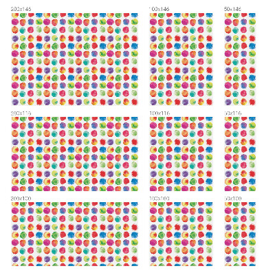 Matná fólia na okno vitráž Farebné kruhy