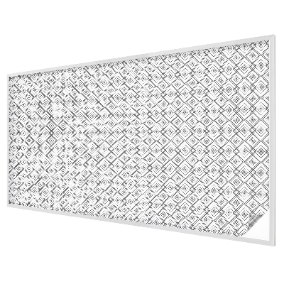 Ochranná fólia na sklo vitráž Kosoštvorcová harmónia