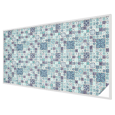 Nepriehľadná fólia na okno Kvetinové dlaždice