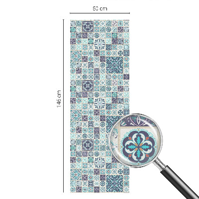 Nepriehľadná fólia na okno Kvetinové dlaždice