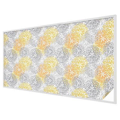 Matná fólia na okno vitráž Farebné kvety