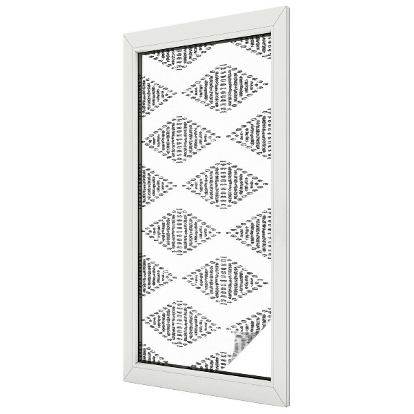 Ochranná fólia na sklo vitráž Geometrické diamanty