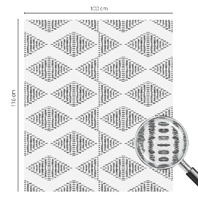 Ochranná fólia na sklo vitráž Geometrické diamanty