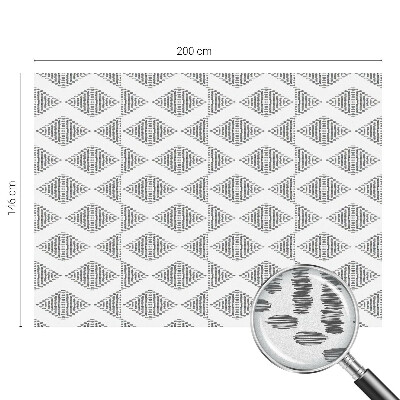 Ochranná fólia na sklo vitráž Geometrické diamanty