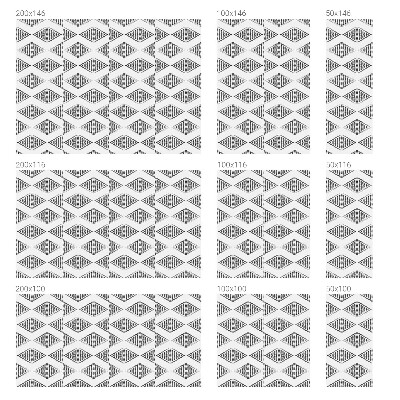 Ochranná fólia na sklo vitráž Geometrické diamanty