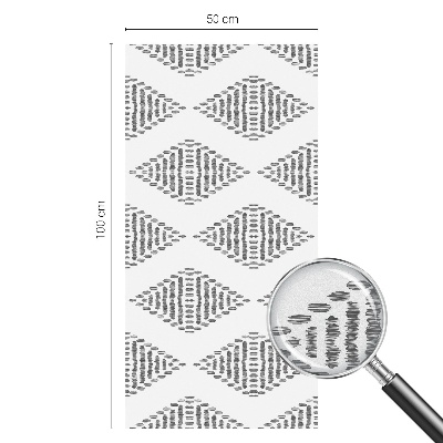 Ochranná fólia na sklo vitráž Geometrické diamanty