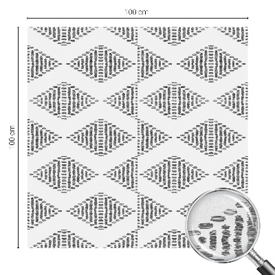 Ochranná fólia na sklo vitráž Geometrické diamanty