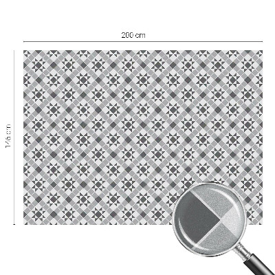 Samolepiaca fólia na sklo vitrážová Geometrické vzory