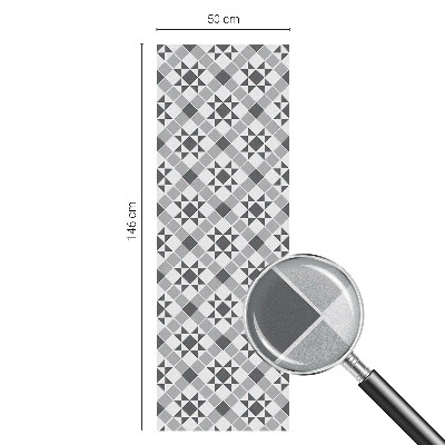 Samolepiaca fólia na sklo vitrážová Geometrické vzory