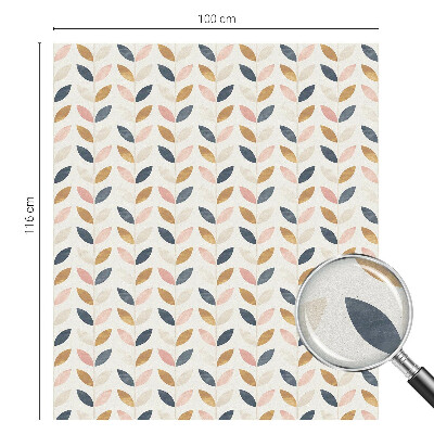 Fólia na sklo na ochranu súkromia Vzor listov