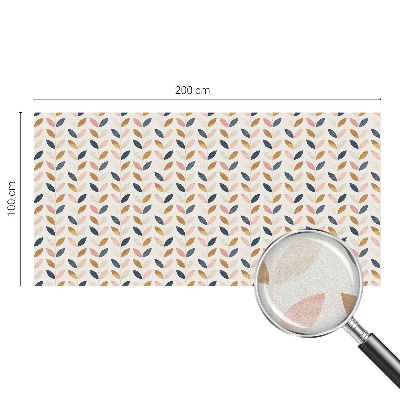 Fólia na sklo na ochranu súkromia Vzor listov