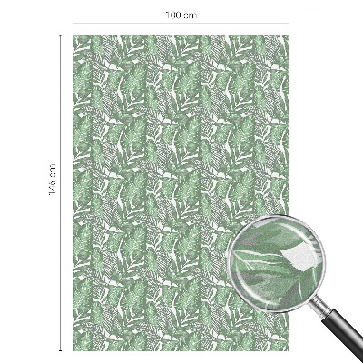 Nepriehľadná fólia na okno Zelená harmónia